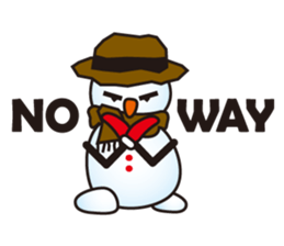 Snowman fei sticker #7987479
