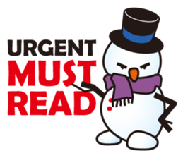 Snowman fei sticker #7987481