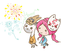 girl iki & totocat vol.2 sticker #7987966