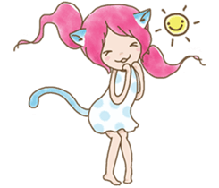 girl iki & totocat vol.2 sticker #7987975