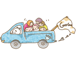 girl iki & totocat vol.2 sticker #7987983