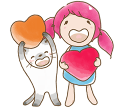 girl iki & totocat vol.2 sticker #7987984