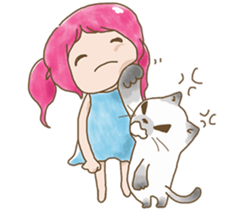 girl iki & totocat vol.2 sticker #7987985