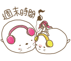 girl iki & totocat vol.2 sticker #7987990