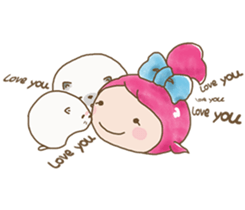 girl iki & totocat vol.2 sticker #7987995