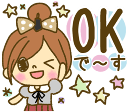 Drawing girls sticker 2 sticker #7988170