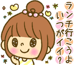 Drawing girls sticker 2 sticker #7988183