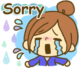 Drawing girls sticker 2 sticker #7988185