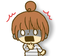 Drawing girls sticker 2 sticker #7988186