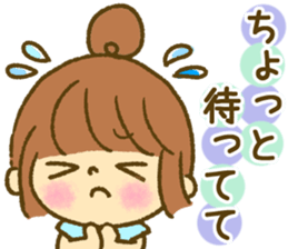 Drawing girls sticker 2 sticker #7988193