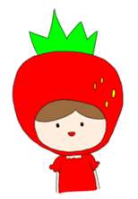 Heartwarming strawberry princess sticker #7988404