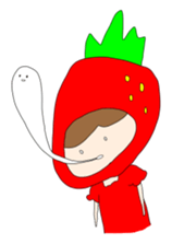 Heartwarming strawberry princess sticker #7988408