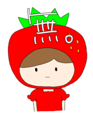 Heartwarming strawberry princess sticker #7988414