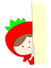 Heartwarming strawberry princess sticker #7988420