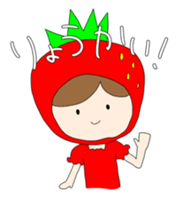 Heartwarming strawberry princess sticker #7988435