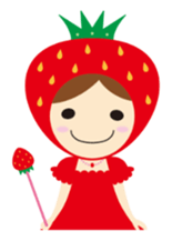 Heartwarming strawberry princess sticker #7988440