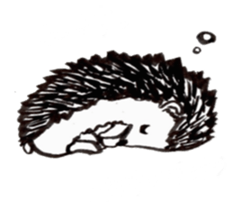 hude hedgehog sticker #7988854