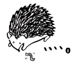 hude hedgehog sticker #7988882
