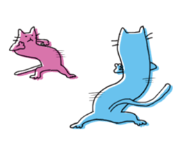 Kune kune cat sticker #7989625