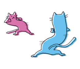 Kune kune cat sticker #7989625