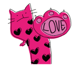 Kune kune cat sticker #7989632