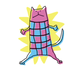 Kune kune cat sticker #7989641