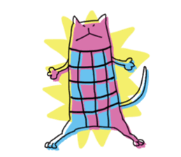 Kune kune cat sticker #7989641