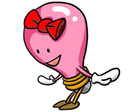 mame-q lifestory pink sticker #7989765