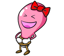 mame-q lifestory pink sticker #7989769