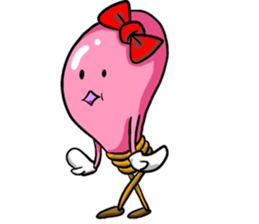 mame-q lifestory pink sticker #7989770