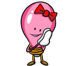 mame-q lifestory pink sticker #7989772