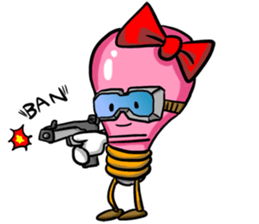 mame-q lifestory pink sticker #7989778