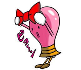 mame-q lifestory pink sticker #7989783