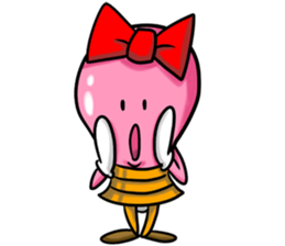 mame-q lifestory pink sticker #7989784