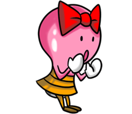 mame-q lifestory pink sticker #7989787