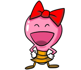 mame-q lifestory pink sticker #7989788