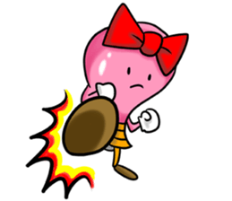 mame-q lifestory pink sticker #7989789