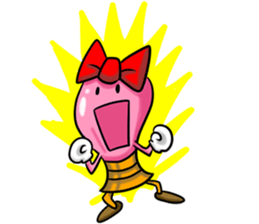 mame-q lifestory pink sticker #7989797