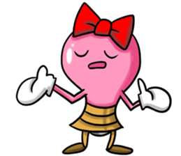 mame-q lifestory pink sticker #7989798