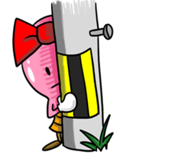 mame-q lifestory pink sticker #7989799