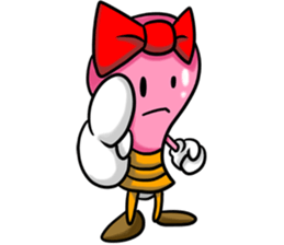 mame-q lifestory pink sticker #7989800