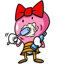 mame-q lifestory pink sticker #7989803