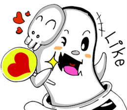 POPO Little Ghost sticker #7990009