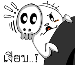 POPO Little Ghost sticker #7990025