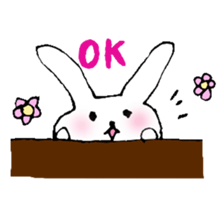 Pyon-san Sticker sticker #7990068