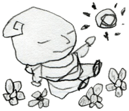 (1) Loosely rolled," Kuryuryu" sticker #7990325