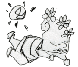 (1) Loosely rolled," Kuryuryu" sticker #7990326