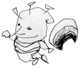 (1) Loosely rolled," Kuryuryu" sticker #7990331