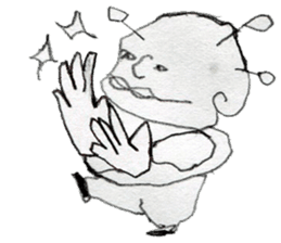 (1) Loosely rolled," Kuryuryu" sticker #7990332