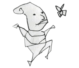 (1) Loosely rolled," Kuryuryu" sticker #7990334